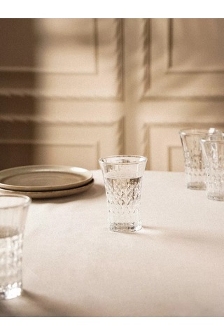 Sl Home "vintage" Cam Bardak Seti 6 Adet 270 Ml 216131123 Beyaz