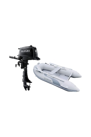 Coralsea 270 Ahşap Tabanlı Şişme Bot + Suzuki 6 Hp Deniz Motoru