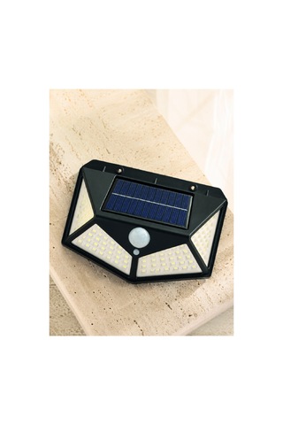 Sensörlü Solar Bahçe Lambası Geniş Açılı Led Aydınlatmalı Balkon Garaj Ve Bahçe Işığı Çok Renkli Çok Renkli