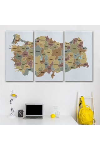 Es10 Dekoratif İstanbul Kız Kulesi Kanvas Tablo (95 x 165) HS-3134-3