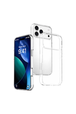 Buff Apple Uyumlu iPhone 17 Pro Max Air Hybrid Şeffaf Kılıf