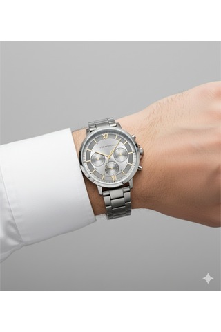 For Motion Erkek Kol Saati Gri Renk, Gri Kadran - Fm.13507fm.04, 2 Yıl Garantili Koyu Gri