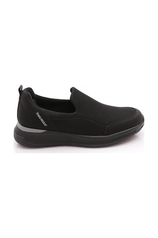 King Paolo H1255 Erkek Walk Slip Krakers Spor Ayakkabı Siyah