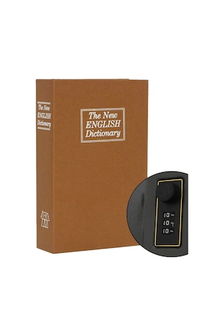 Mühlen Secret Safe 265 Büyük Boy Kitap Şekli Gizli Şifreli Kasa