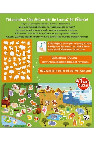 Tükenmeyen Jöle Sticker Hayvanlar