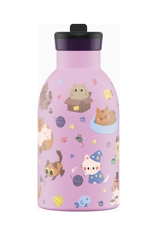 Clima Bottle Meow Friends Paslanmaz Çelik Termos 330 Ml Renkli