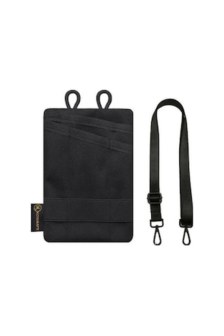 Zcjb Kosıbate H250 Omuz Askılı Dış Mekan Taşınabilir Kart Tutucu Anahtar Saklama Çantası Siyah Siyah
