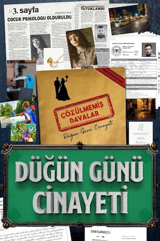 Çözülmemiş Davalar Düğün Günü Cinayeti Dedektif Oyunu Suçluyu Bulma Dedektiflik Oyunu, Cinayet Çözme Katili Bulma Oyunu