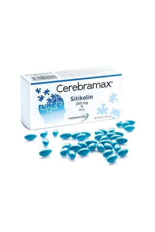 Cerebramax Bellek Dikkat 250 Mg Balık Yağı 30 Kapsül