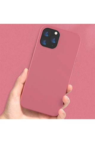 Hepsi iPhone Uyumlu 12 Mini 5.4 Lansman Kılıf İçi Kadife Soft Silikon Kılıf- 5775 Najmaddin Siyah