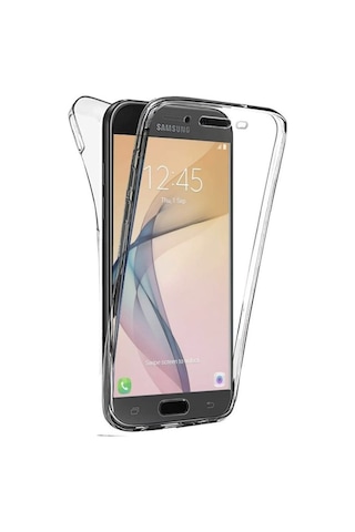 Teknomoda Samsung Uyumlu Galaxy J7 Prime 360 Derece Kilif Seffaf Silikon Ön Arka 397180568
