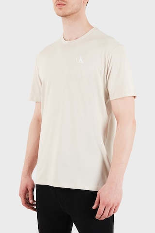 Calvin Klein Erkek T Shirt Lv14rf852g 2jx Bej