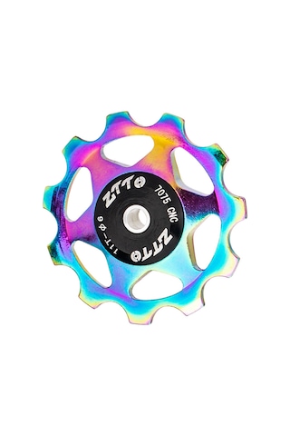 Fosenze Alüminyum Ve Çelik Bisiklet Arka Vites Geri Tekerleği, Pürüzsüz Peryot, 11t, Renkli, Uzun Ömürlü Kayar Top Rulmanlı