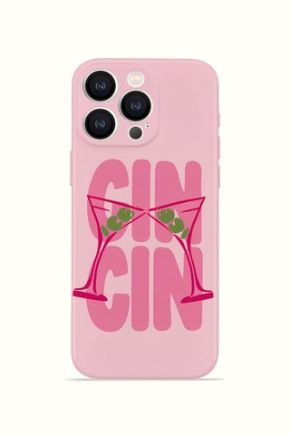 Apple iPhone Uyumlu 16 Pro Vorian İnce Kamera Korumalı Mika Kılıf Gin O Clock Gin O Clock Mika