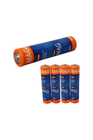Ayt Mag Batteries Mg-26172 Karbon Çinko Aaa 60 Lı Paket İnce Kalem Kumanda Pili Aaa R03