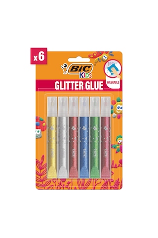 Bic Simli Yapıştırıcı Metalik 6 Renk
