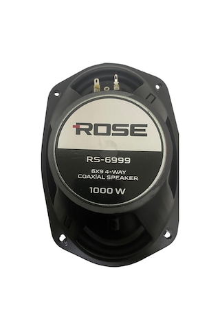 Rose 1000w 6 X 9" 4 Yollu Koaksiyel Hoparlör - Telli Kapaklı 2li Set