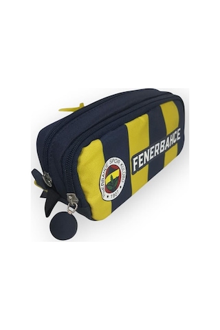 Fenerbahçe Çubuklu Forma Desen Kalem Çantası Mepart.24758 Çok Renkli