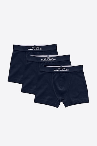 Malabadi Erkek Çocuk Lacivert 3 Lü Paket Pamuk Elastan Boxer 208