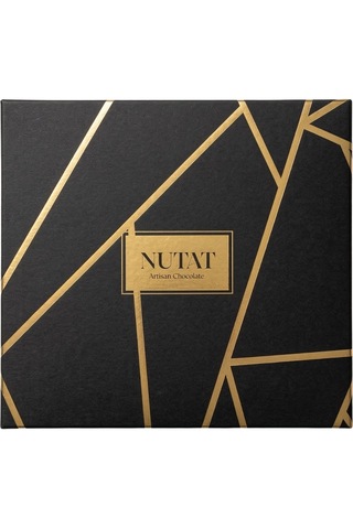 Nutat 580gr Mega Spesiyal Hediye Kutusu - Dubai, Hurma Ve Karışık Gurme Draje Seçkisi/gold Siyah