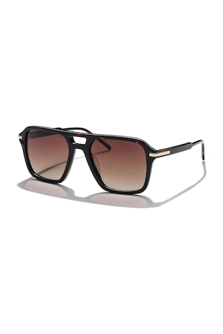 Hermod Old2090s-c5-53 Polarize Unisex Güneş Gözlüğü Kahverengi