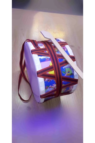 Oyuncak Davul Ve Tokmağı 25 Cm Ahşap