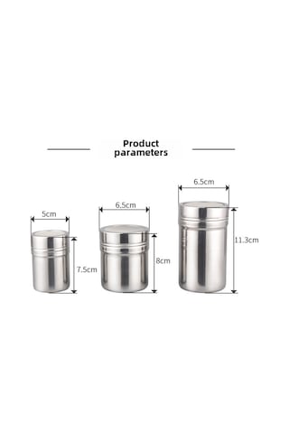 Wezone Stainless Steel Şekillendirici: Fincan, Baharat Ve Kafe Tozu İçin Ağızlı Dağıtıcı, 6.5 11.5 Büyük Boy Kapak Yok Diğer