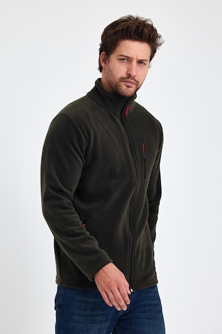 Monox Erkek Outdoor Fermuarlı Polar Ceket 001 Haki
