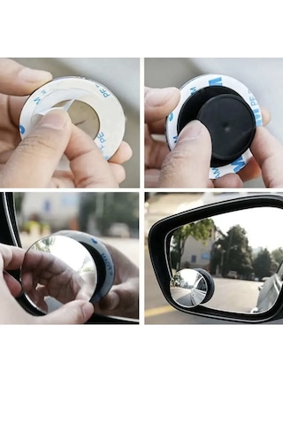 Point 2 Adet Oto Araç Kör Nokta Ayna Prizmatik Ayna Araba Aynası 360 Oynar