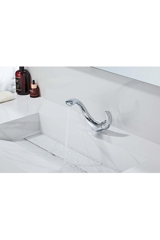 Elıte Kısa Lavabo Bataryası Parlak Krom