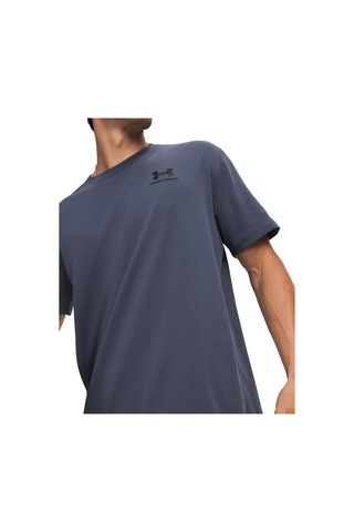 A1373997-045 Under Armour Ua M Logo Emb Heavyweıght Ss Erkek T-shirt Mavi A1373997-045