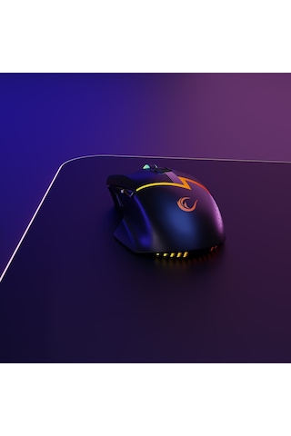 Rampage Drop M3v2 24000 Dpı 3311 Sensor Siyah Rgb Şarjlı Kablosuz Gaming Oyuncu Mouse Drop M3 V2