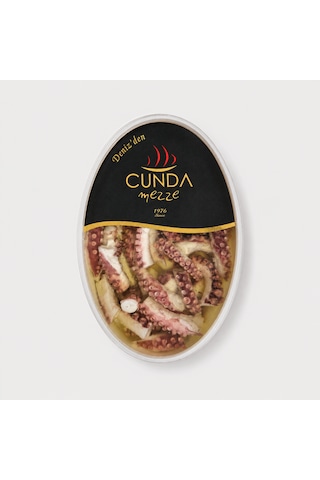 Cunda Mezze Ahtapot Salatası Marine 1000g Brüt / 350g Süzme