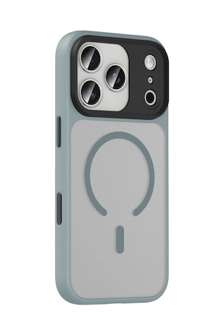 Joko Apple iPhone Uyumlu 17 Pro Max Megane Magsafe Kapak - Titan Gri