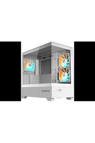 Gıgabyte Gb-c201pı Panoramık Gamıng Mıd-tower Pc Kasası Beyaz 360mm Sıvı Soğutucu Desteği
