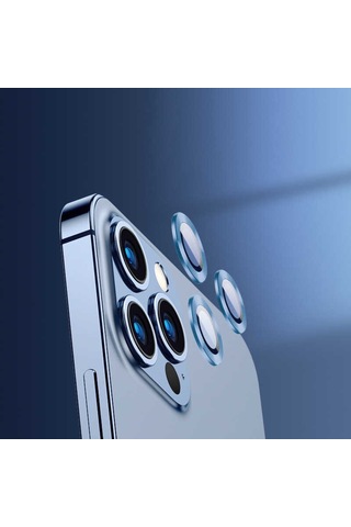 Apple Uyumlu iPhone 13 Mini Cl-02 Kamera Lens Koruyucu Lüx Cam Korum