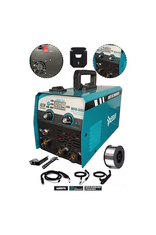 Mıg-500 500a Profesyonel 3'ü 1 Arada Mıg Mma Tıg İnverter Gazsız Gazaltı Kaynak Makinesi-3212