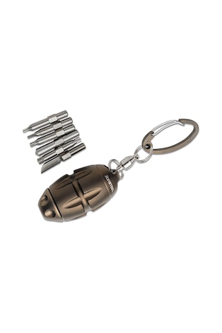 Lionsteel Kamp Eggie Keychain - Bronze Titanium Kahverengi