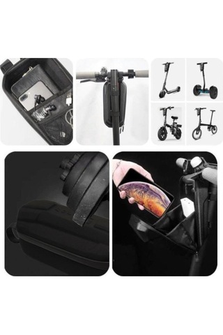 Fortegt Xbyc 095 Elektrikli Scooter - Bisiklet Çantası Su Geçirme Siyah