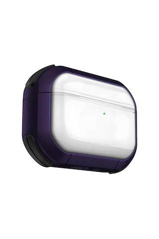 Airpods Uyumlu Pro 2. Nesil İçin Armor Serisi Darbelere Karşı Ultra Güçlü Koruma Fiber Karbon Arka Tasarım Airpods Uyumlu Kıl
