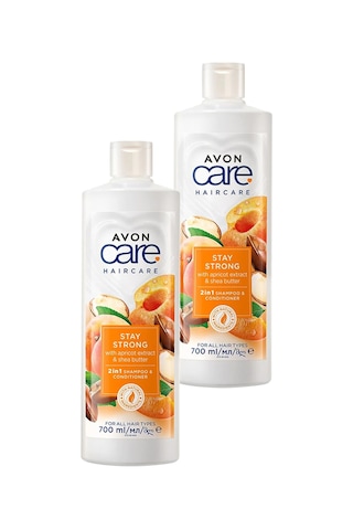 Avon Care Kayısı Ve Shea Özü Şampuan Ve Saç Kremi 700 Ml. İkili Set