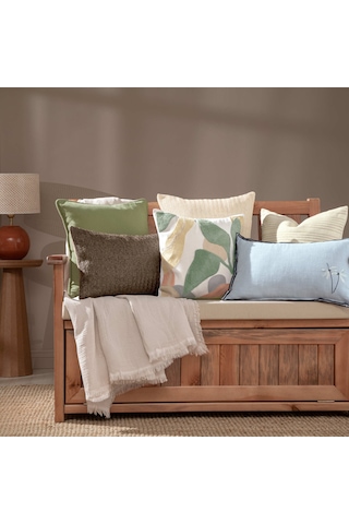 Linens Coastal Kırlent Kılıfı 45x45 Cm Bej