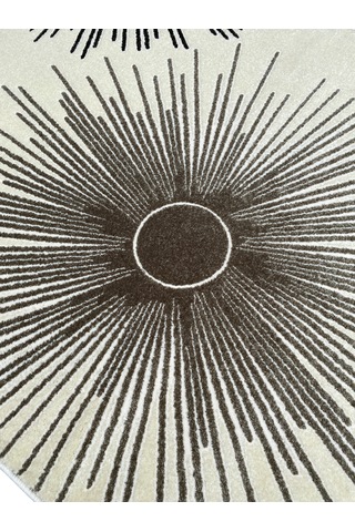 Saray Halı Samyeli 11473 Rv 140x220 Krem Vizon Kesme Halı Krem - Vizon