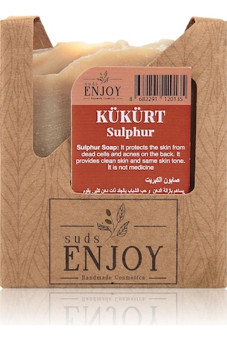 Suds Enjoy Doğal El Yapımı Kükürt Sabunu 1 Adet