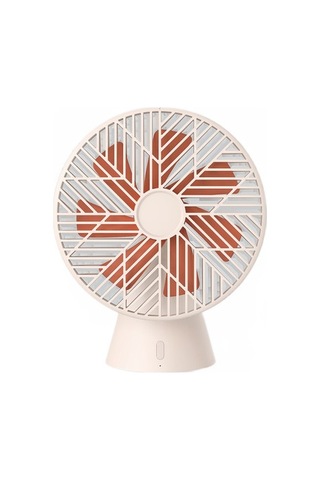 Masaüstü Fan Rainforest Versiyonu Şarj Edilebilir El Fan Çıkarılabilir Mini Sessiz Fan Soğutucu Ev Ofis Açık Hayranları 6551 Beyaz