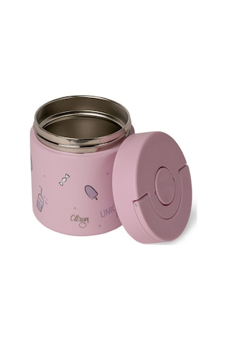 Citron Vakumlu Paslanmaz Çelik Yemek Termosu 350 Ml - Unicorn Pembe