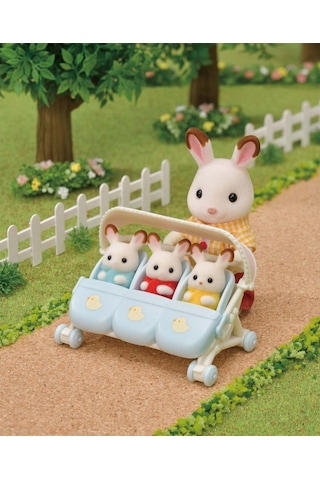 Sylvanian Families Üçüz Bebek Arabası 5533