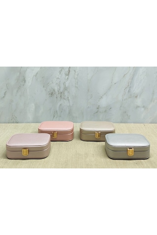 15x15 Cm Makyaj Ve Takı Kutusu Çok Renkli