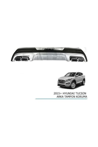 Hyundai Tucson Arka Tampon Koruması Difüzör 2015-2018