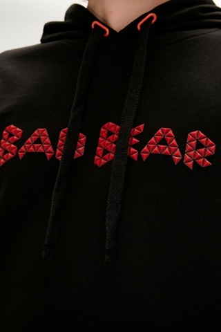 Bad Bear 3d Bad Erkek Siyah Uzun Kol Sweatshirt 230212001-NGT Siyah